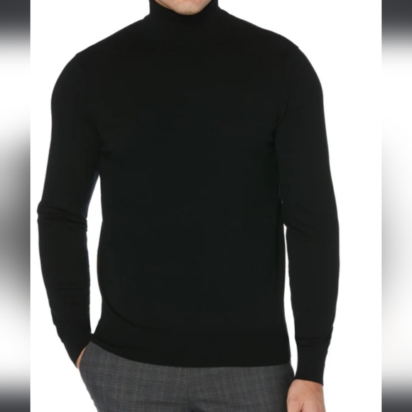 Suitsupply Classic Black Turtleneck SweaterSuit merino wool in Medium - Picture 1 of 7